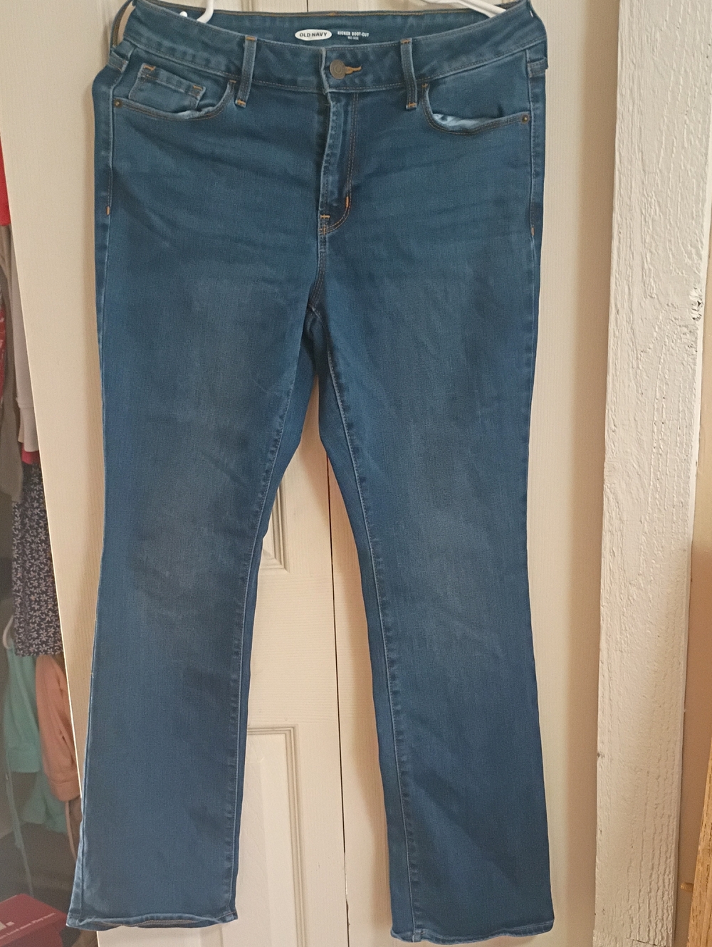 Old Navy Women's Medium Blue Stretch Flare Jeans